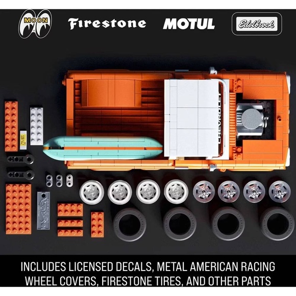 Brick Shop Hot Wheels Custom 62 Chevy Pickup Hot Ones Building Toy Kit *No Car - Picture 5 of 9